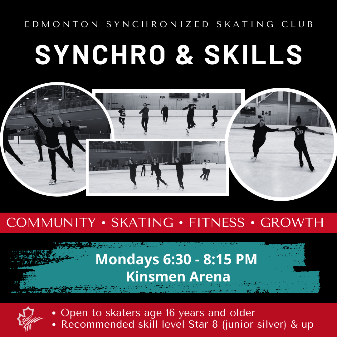 Skills Sessions Edmonton Synchronized Skating Club figure skating